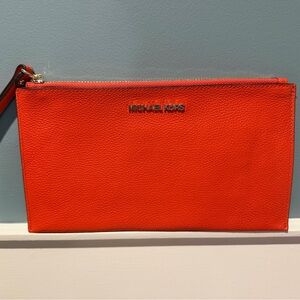 Michael Kors Orange Wristlet